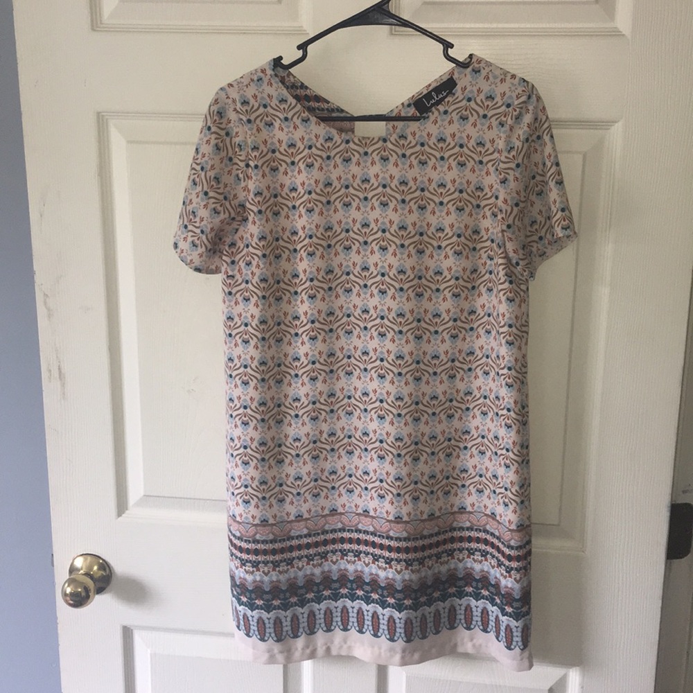 Floral Suprise Back Dress